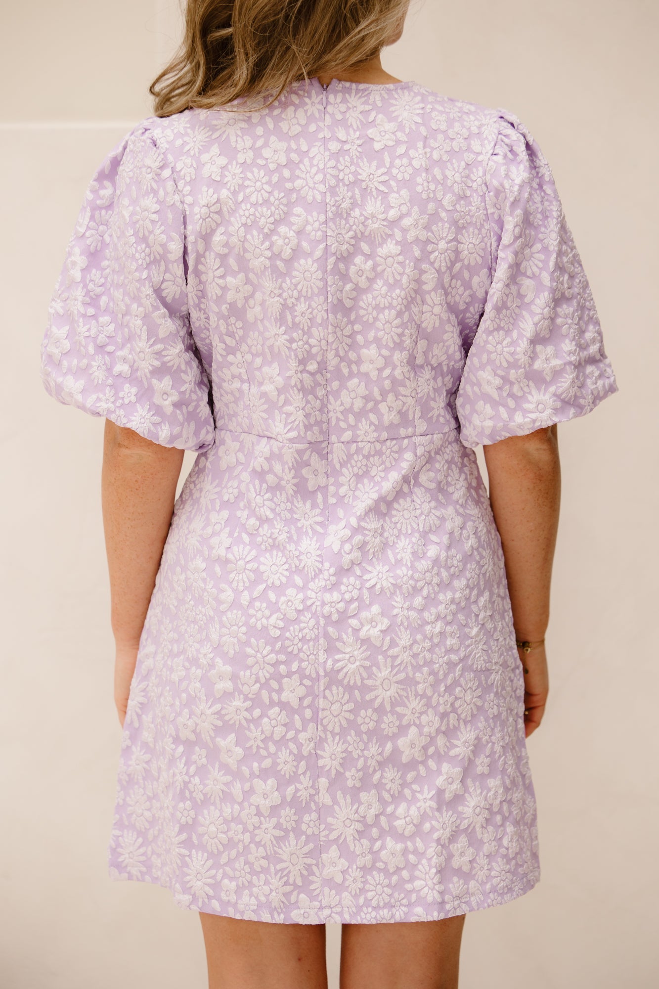 Lilac Floral Summer Dress