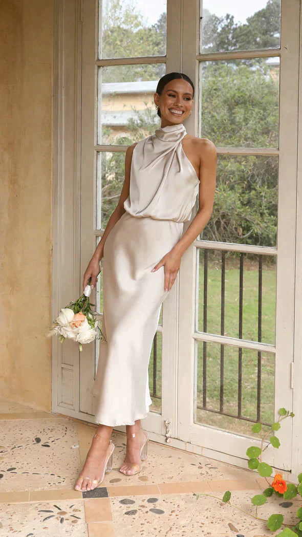 Célina Silk Gown