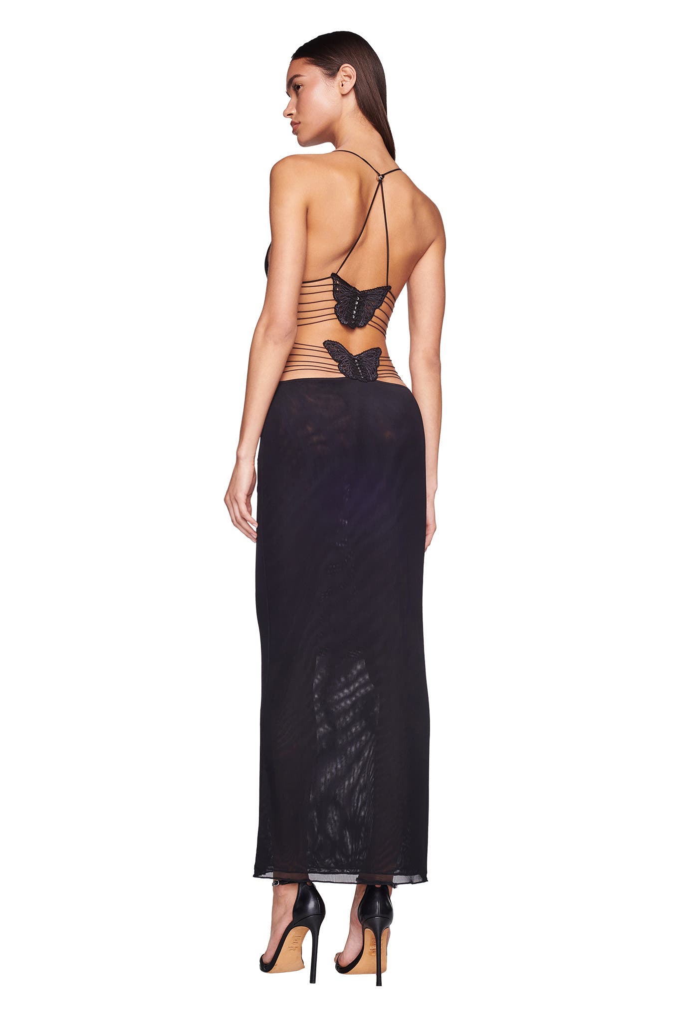 Fleur Open-Back Maxi Dress