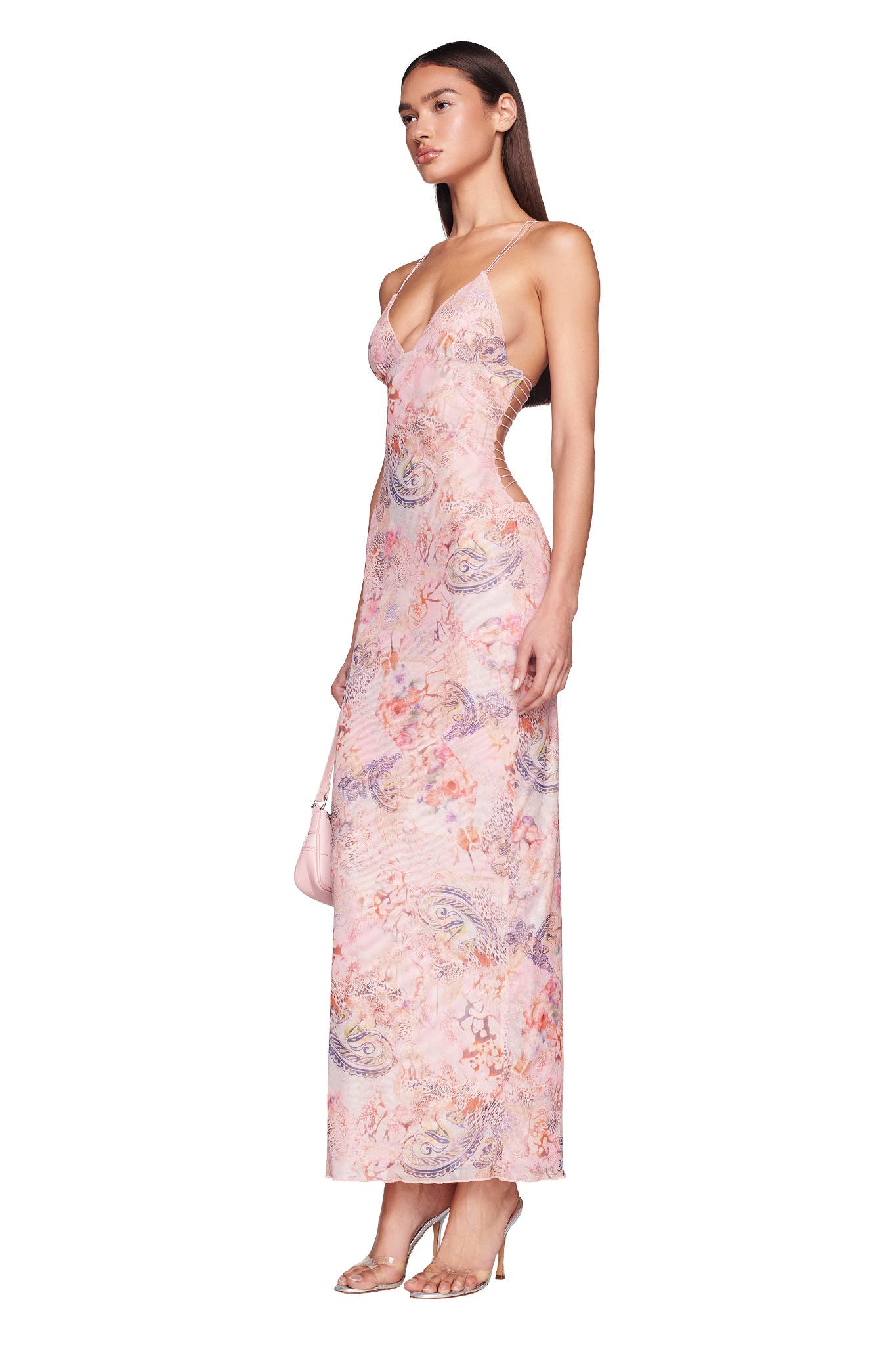 Fleur Open-Back Maxi Dress