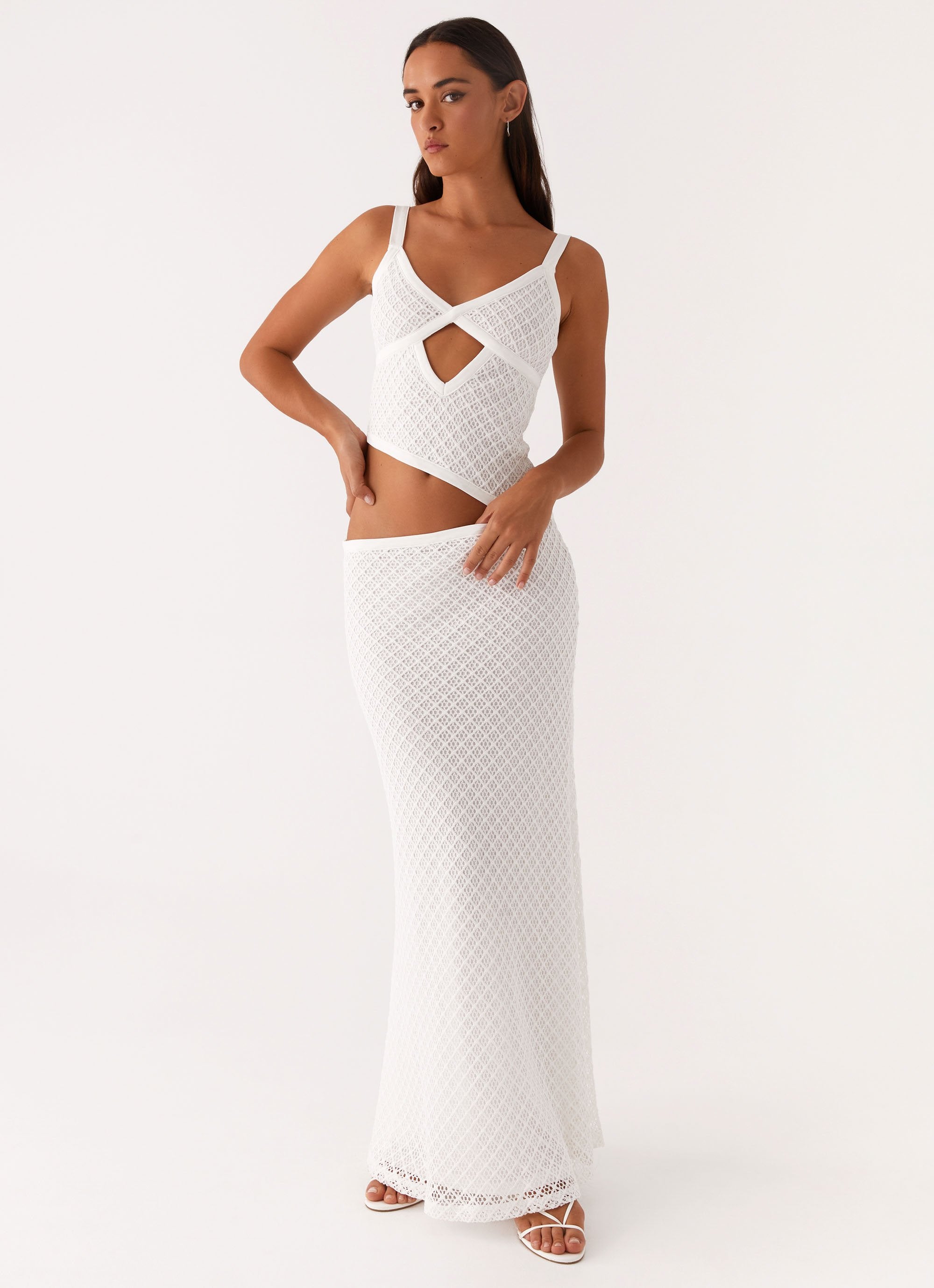 Nira Knit Crochet Dress